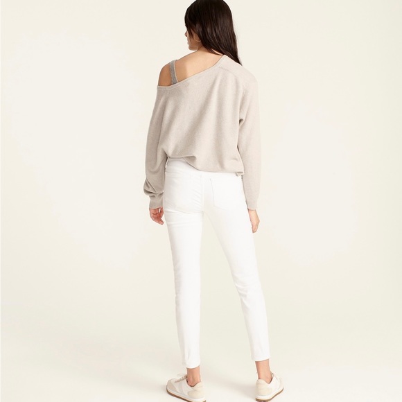 J. Crew 8” Toothpick Jean in White size 28 - Picture 2 of 9